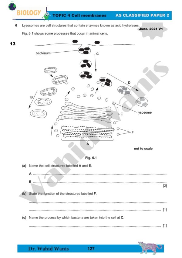 Biology AS Cambridge Classified Paper (2)